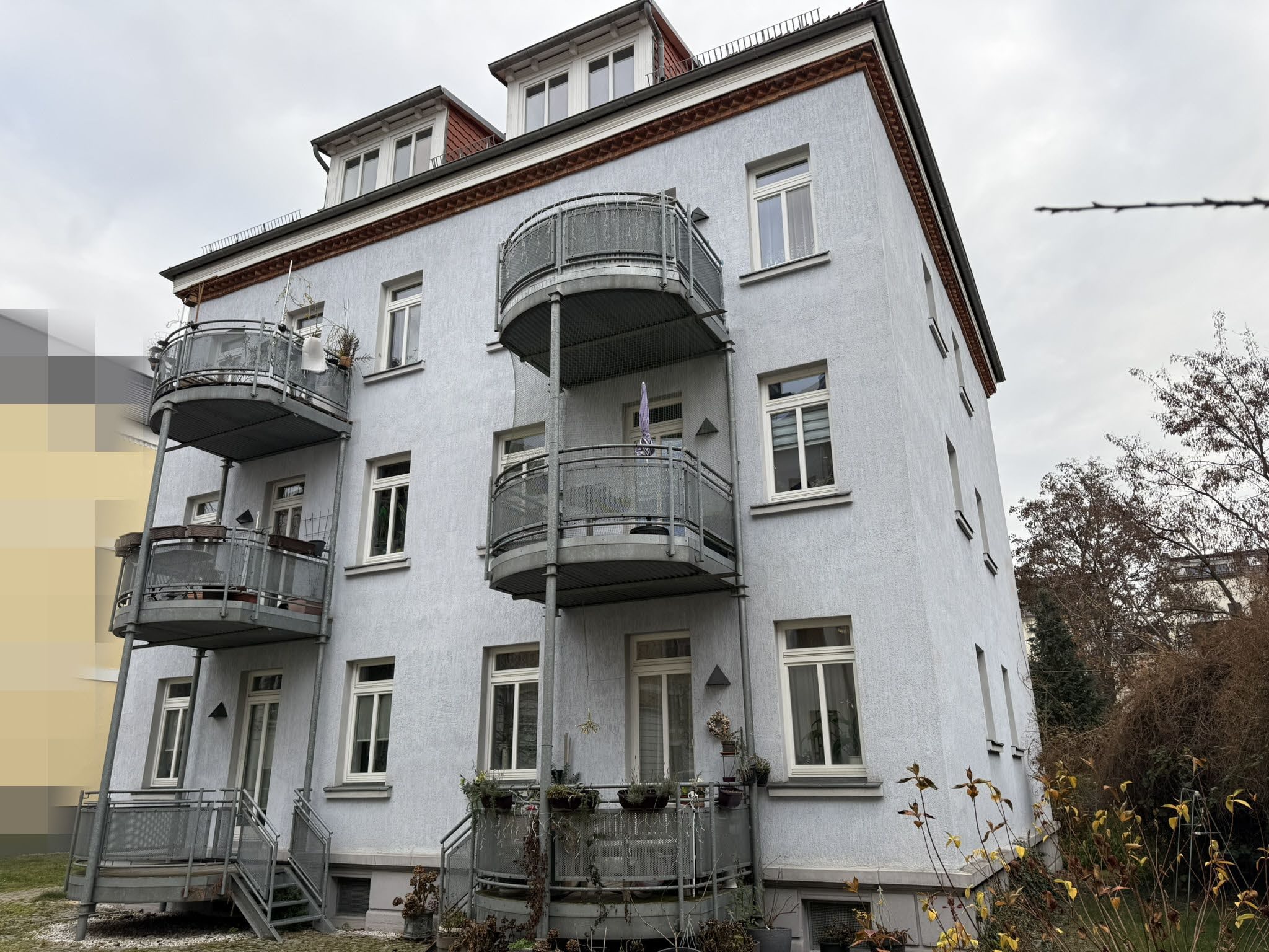Vermietete 2-Zimmer-Erdgeschosswohnung mit Balkon in Leipzig-Gohlis