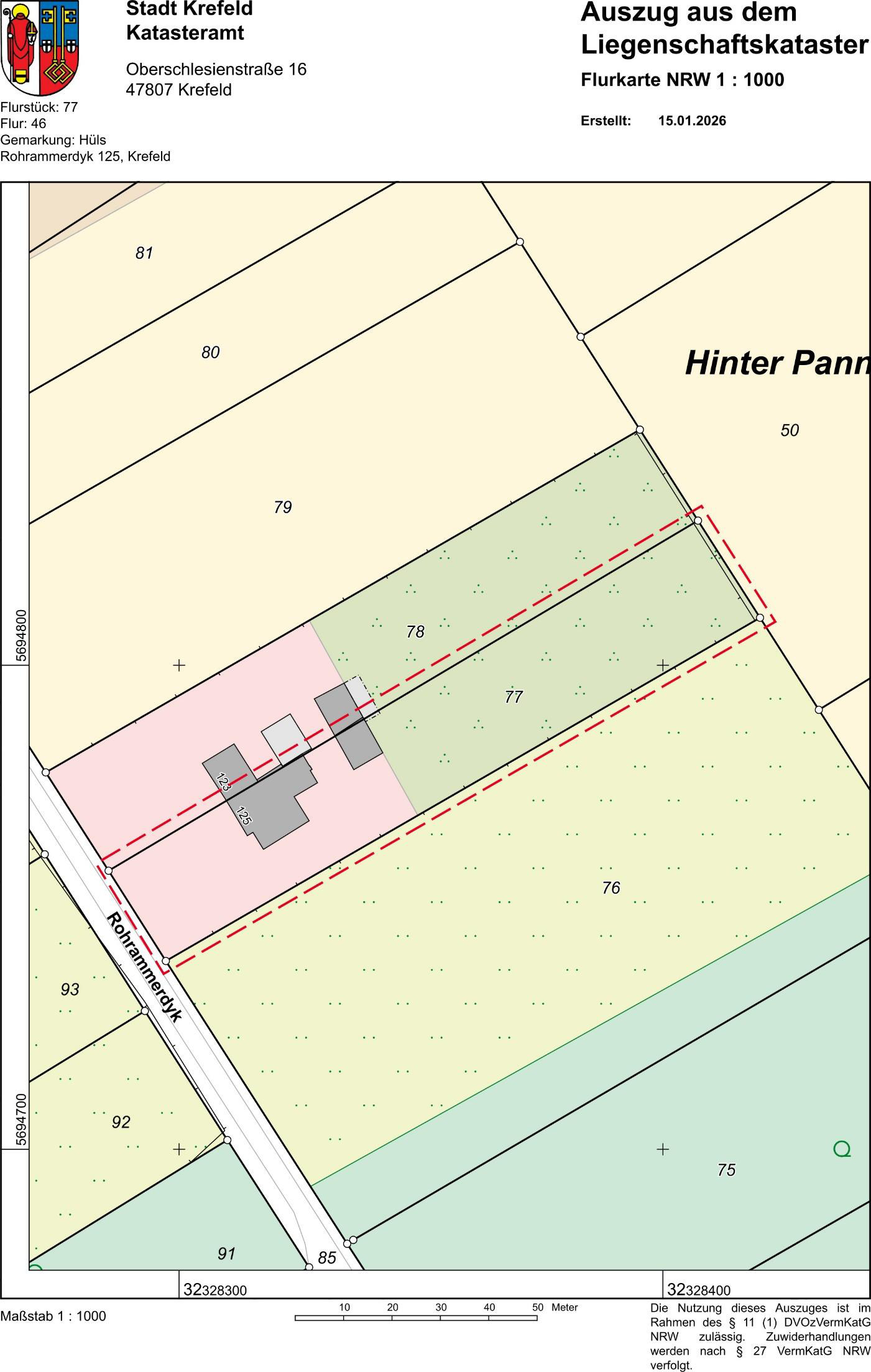 Einfamilienhaus am Rohrammerdyk 125 in Krefeld-Hüls