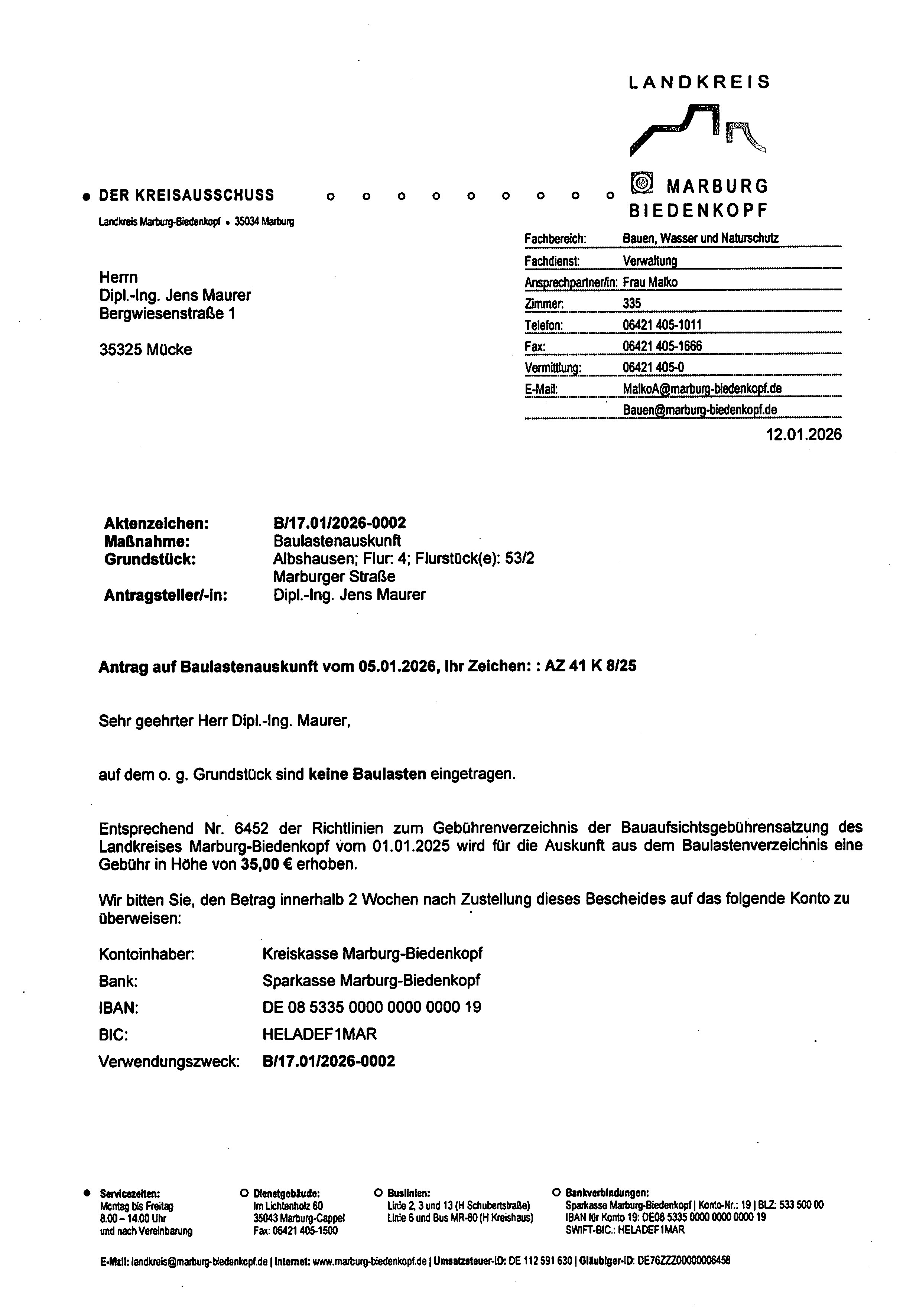 Scheunen- und Stallgebäude in Rauschenberg-Albshausen