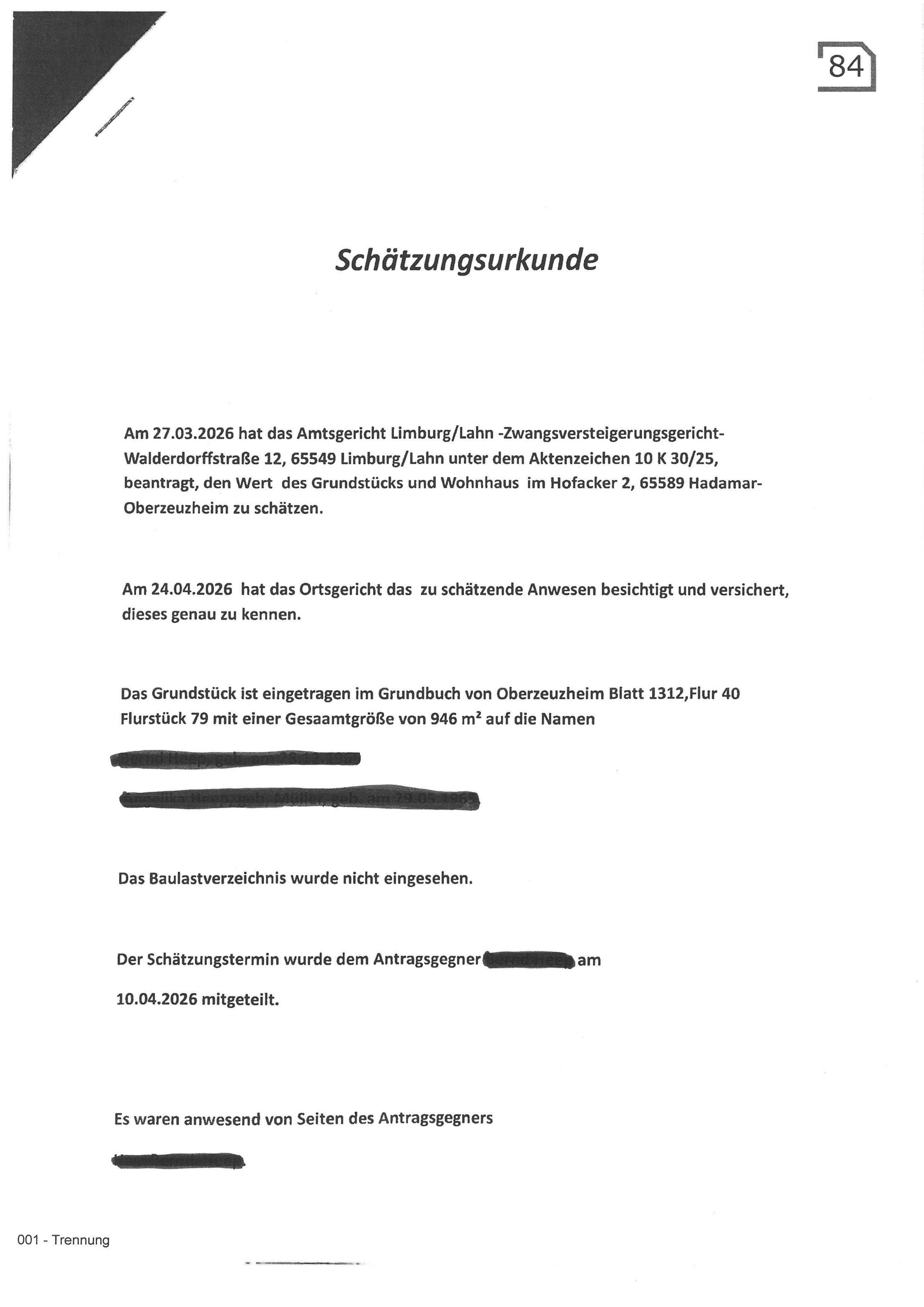 Eigentumswohnung Nr. 22 im Dachgeschoss in zentraler Lage von Hermsdorf