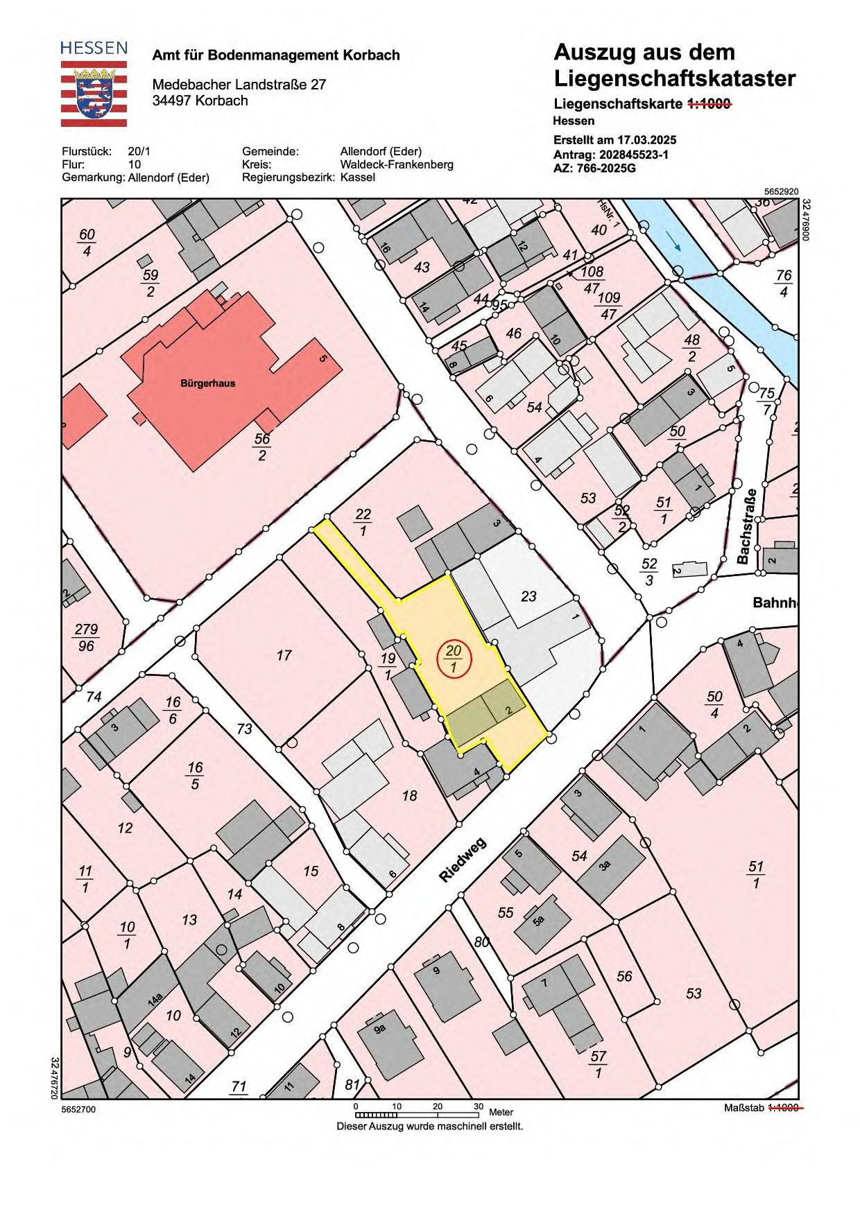 Hofanlage mit Einfamilienhaus in Allendorf (Eder)