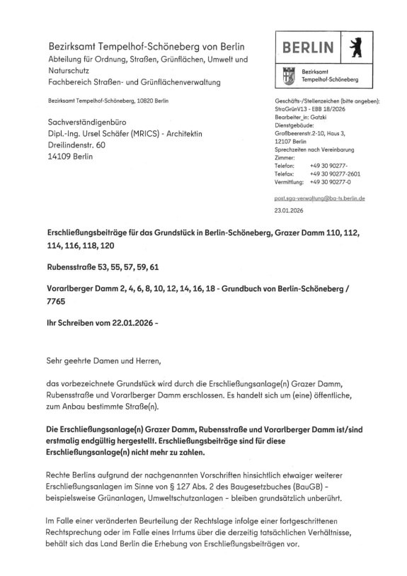 Vermietete 2-Zimmer-Wohnung mit Dachboden-Sondernutzungsrecht in Berlin-Schöneberg
