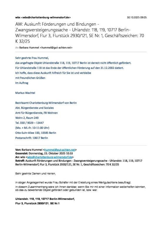 Gewerbeeinheit mit Keller in der Uhlandstraße 118/119, Berlin-Wilmersdorf