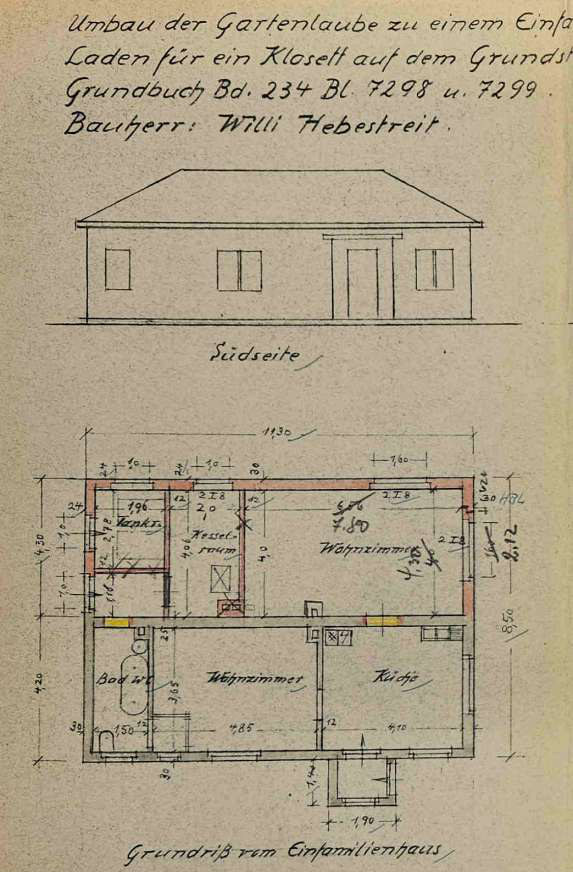 Vermietetes Kleinwohnhaus auf zwei Grundstücken in Berlin-Spandau