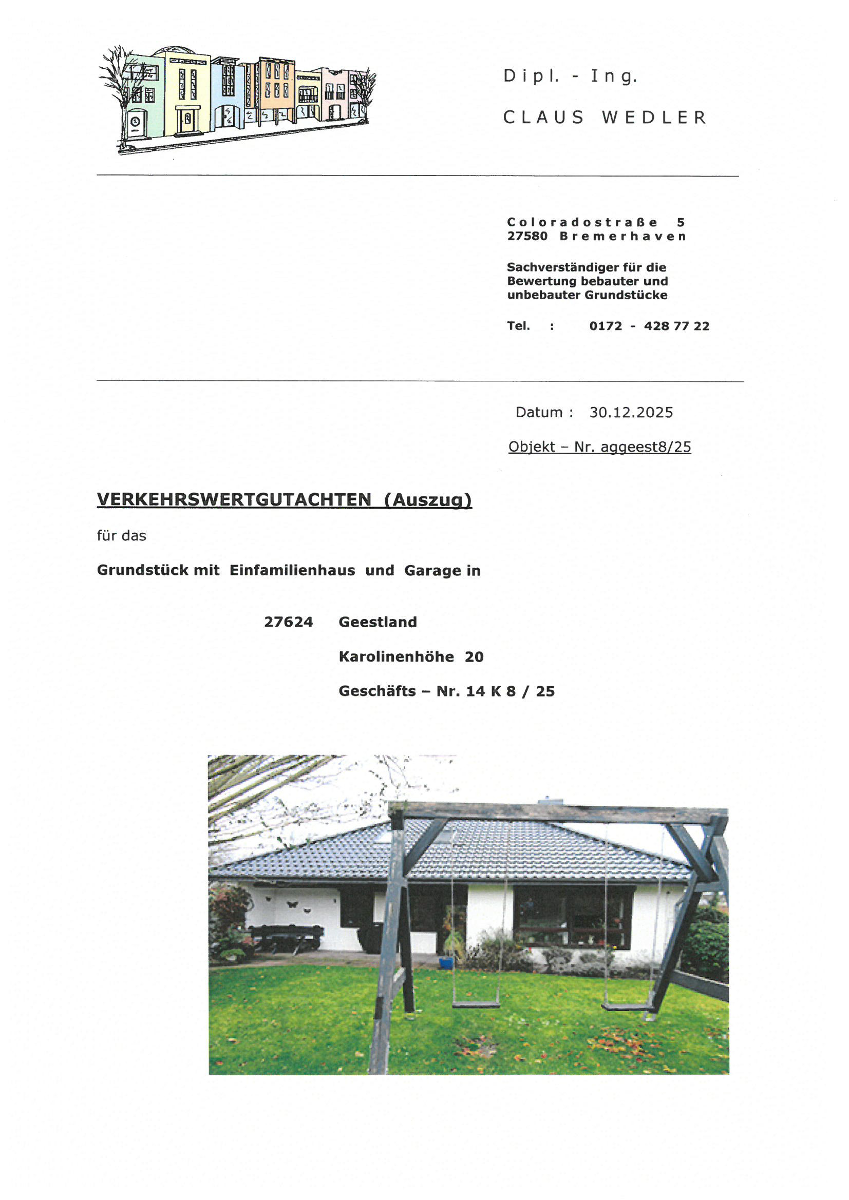 Einfamilienhaus in Geestland-Bad Bederkesa – Zwangsversteigerung