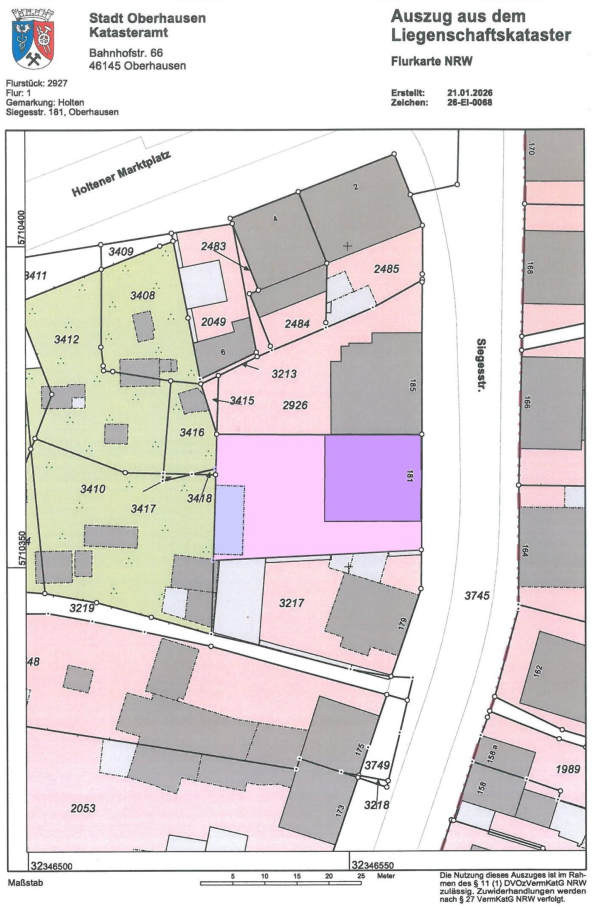 2-Zimmer-Eigentumswohnung mit Reihengarage in Oberhausen-Holten