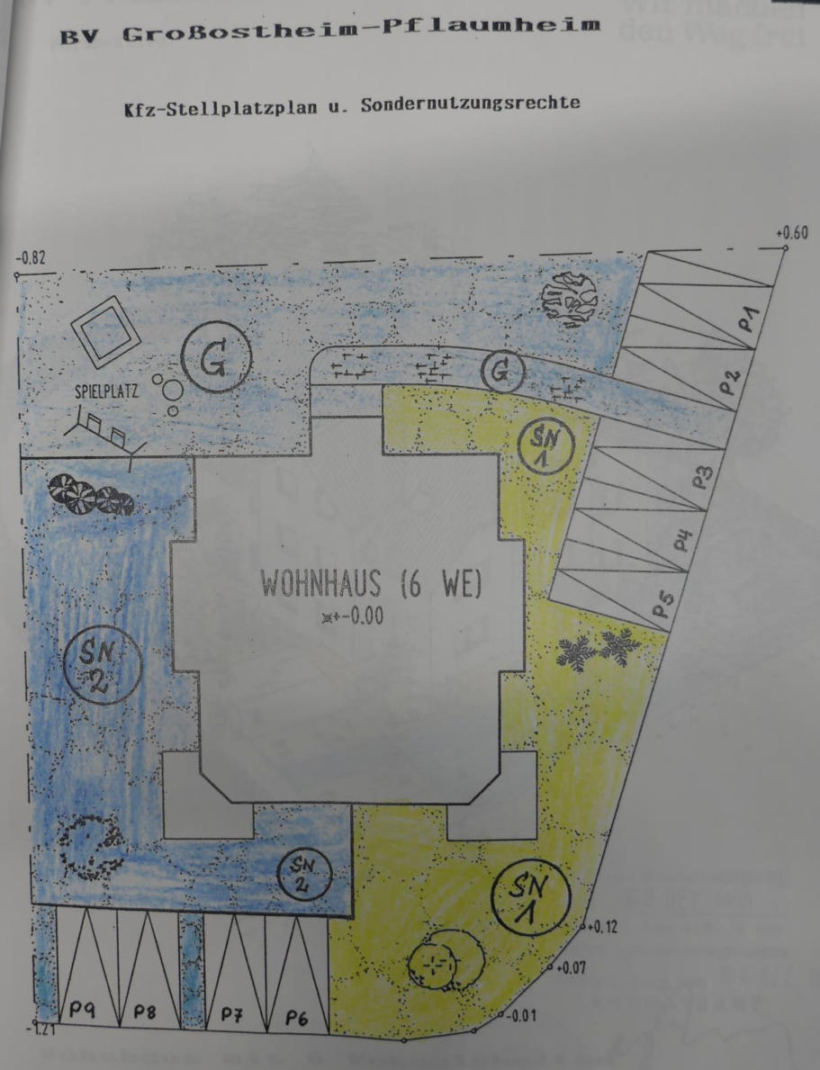 2-Zimmer-Dachgeschosswohnung mit Stellplatz in Großostheim-Pflaumheim