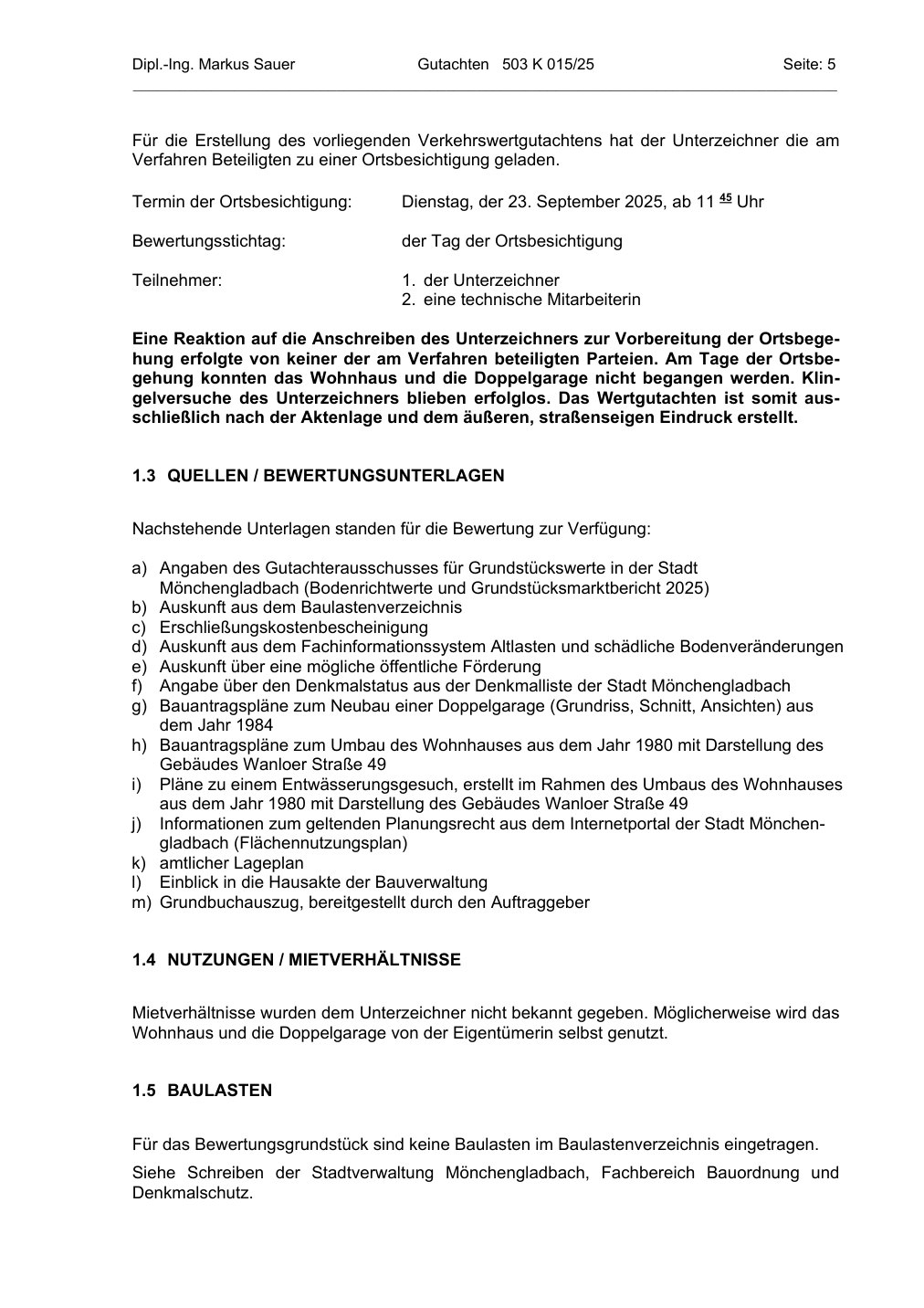 Einfamilienhaus mit Doppelgarage in Mönchengladbach-Wanlo